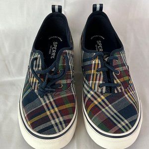 SPERRY Plaid 9.5 Womens Boat Shoes